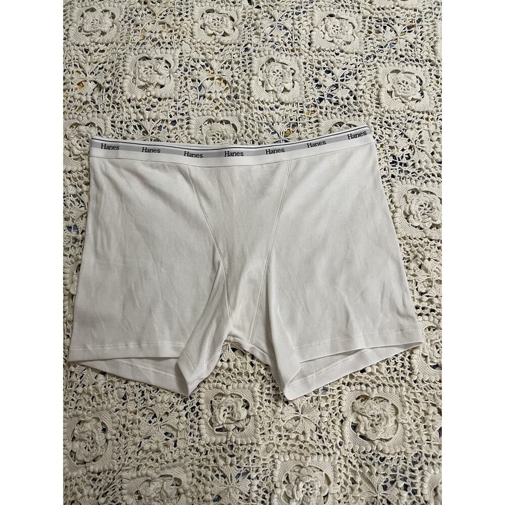Hanes Men's Boxer Briefs Size 2XL White